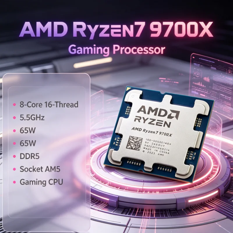 Amd Cpu Ryzen 7 - AMD Ryzen 7 9700X 8-ядерный 16-поточный