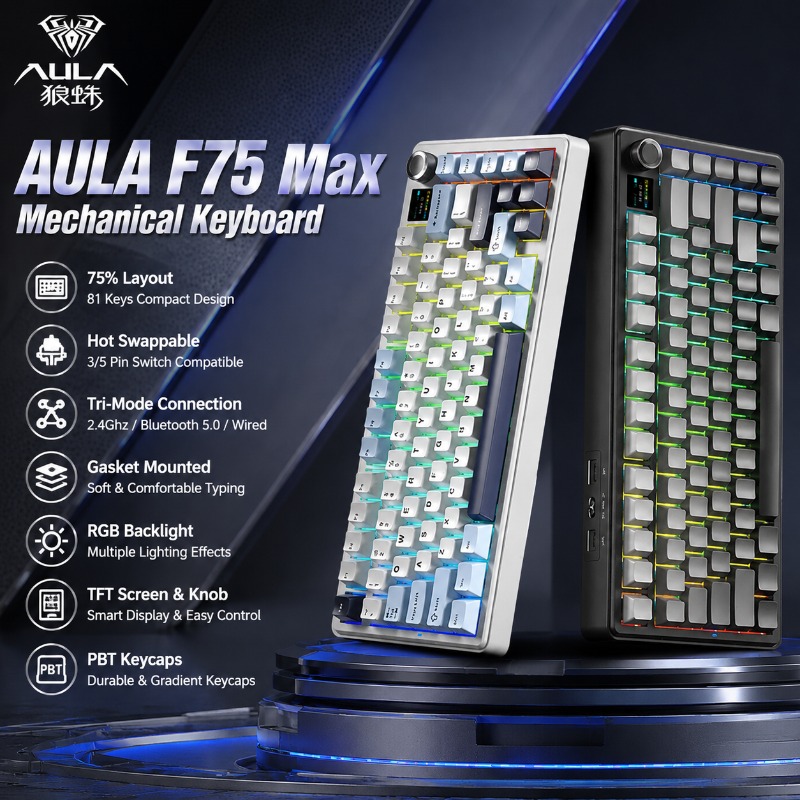 Gasket Mount Kit - Механическая клавиатура AULA F75 Max, 75%