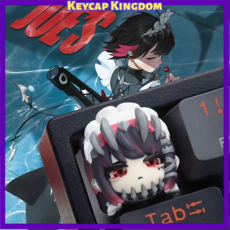 Gaming Keyboard Typewriter - Коллекционная 3D-печатная смоляная кастомная кейкап-накладка Zenless