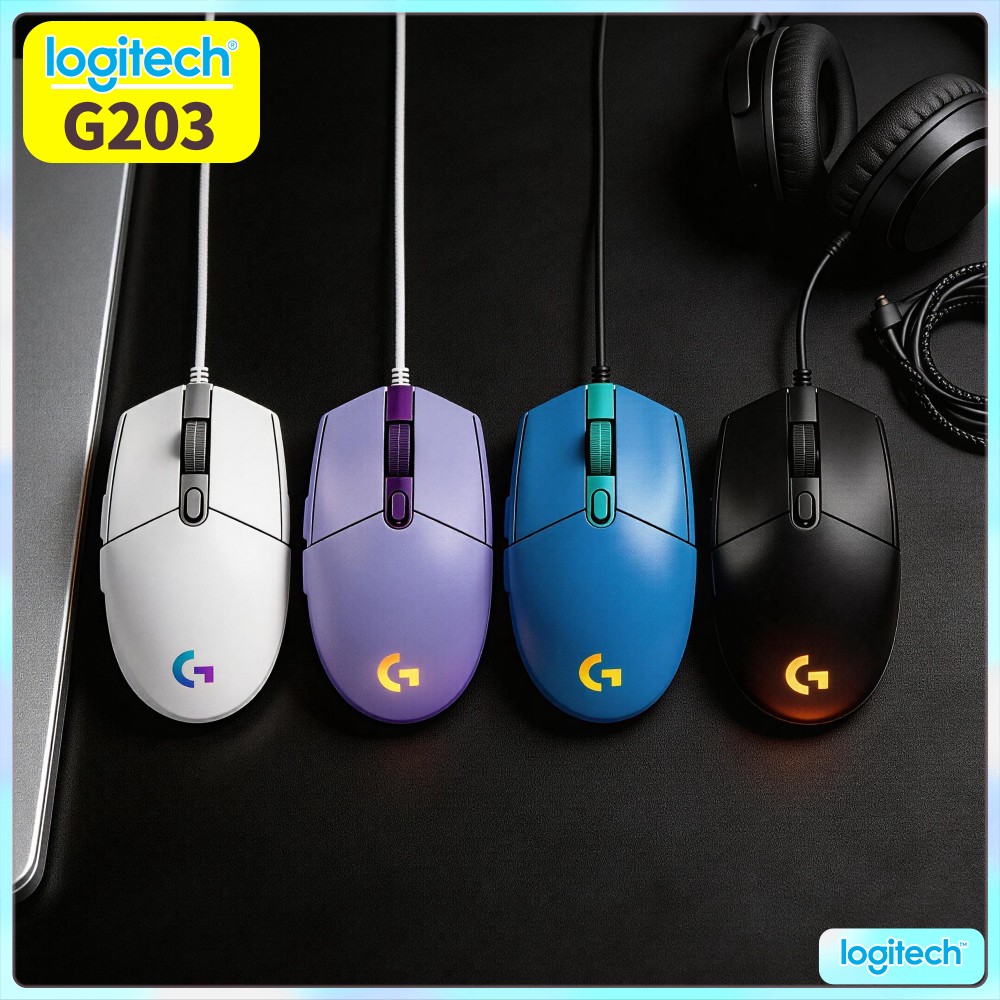 Проводная игровая мышь Logitec – обзор и цена Logitech Mouse G203