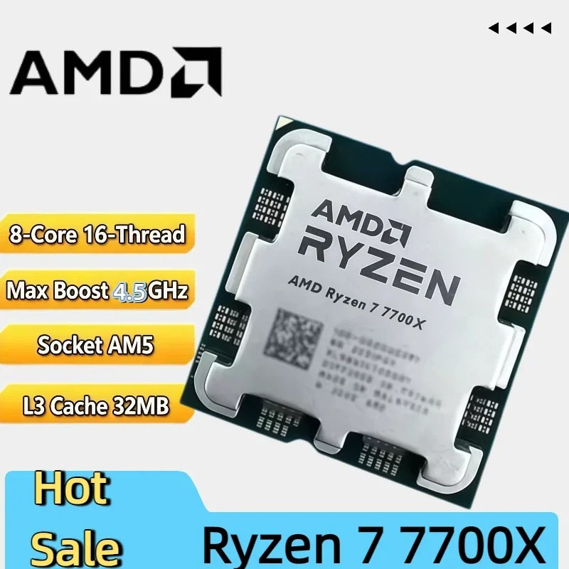 AMD Ryzen 7 7700X R7 7700X ЦПУ – обзор и цена Amd Cpu Ryzen 7