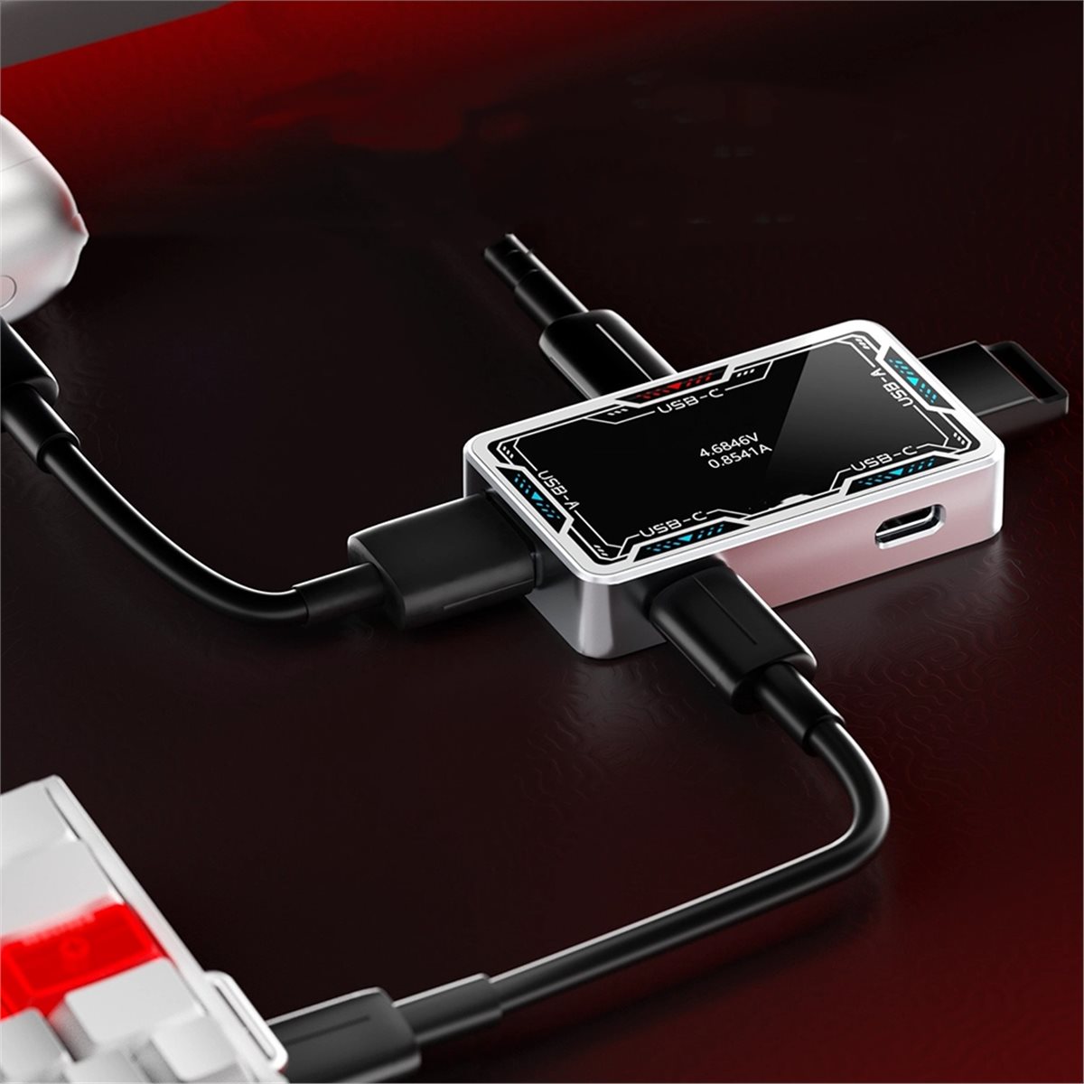 Игровой USB-хаб 8K, высокоскор – обзор и цена Gaming Keyboard Splitter