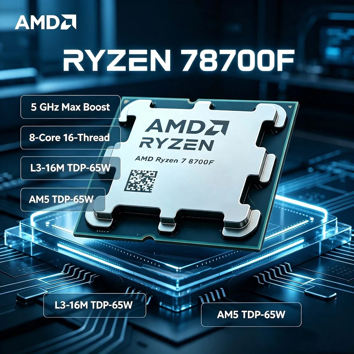 Процессор AMD Ryzen 7 8700F 5  – обзор и цена Amd Cpu Ryzen 7