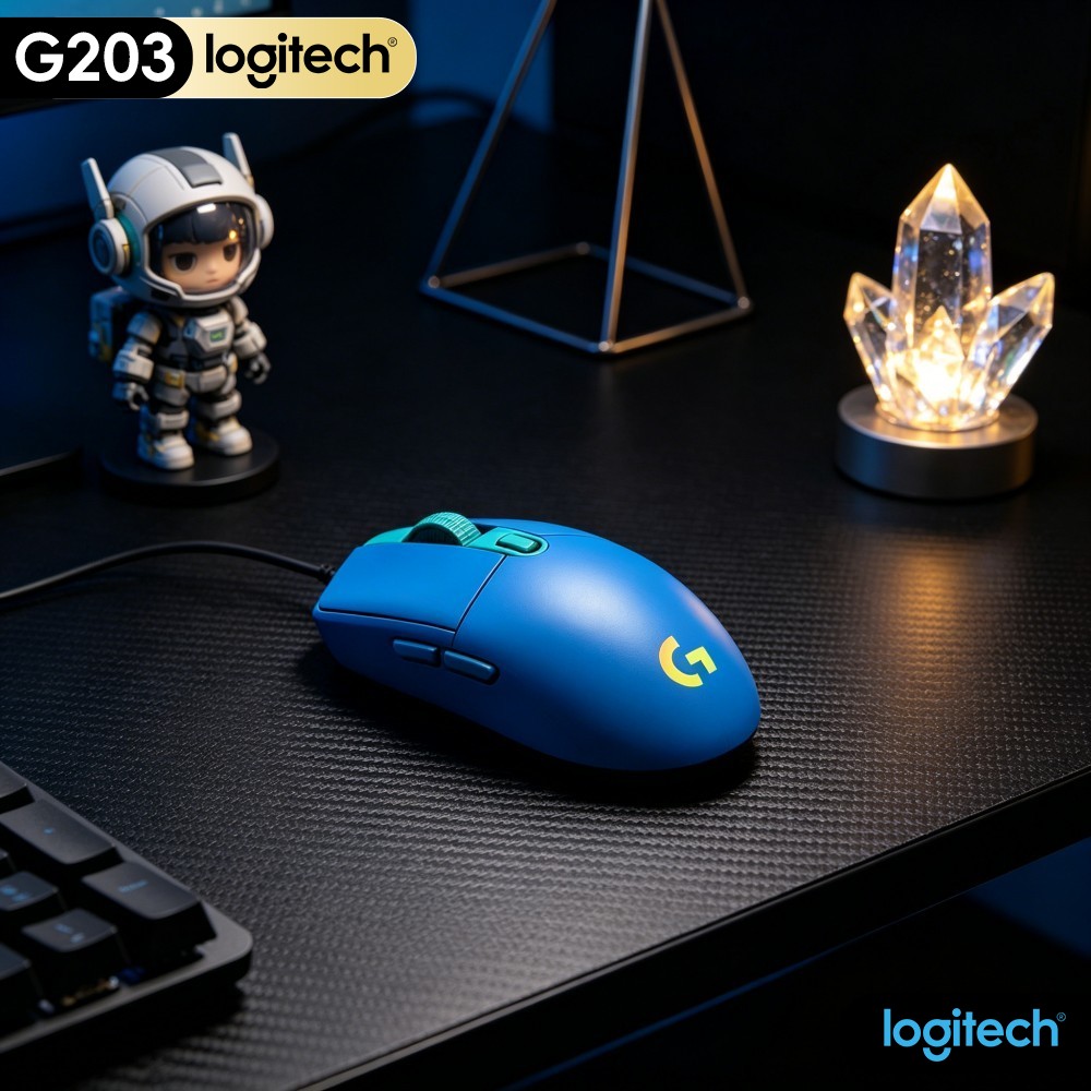 Проводная игровая мышь Logitec – обзор и цена Logitech Mouse G203