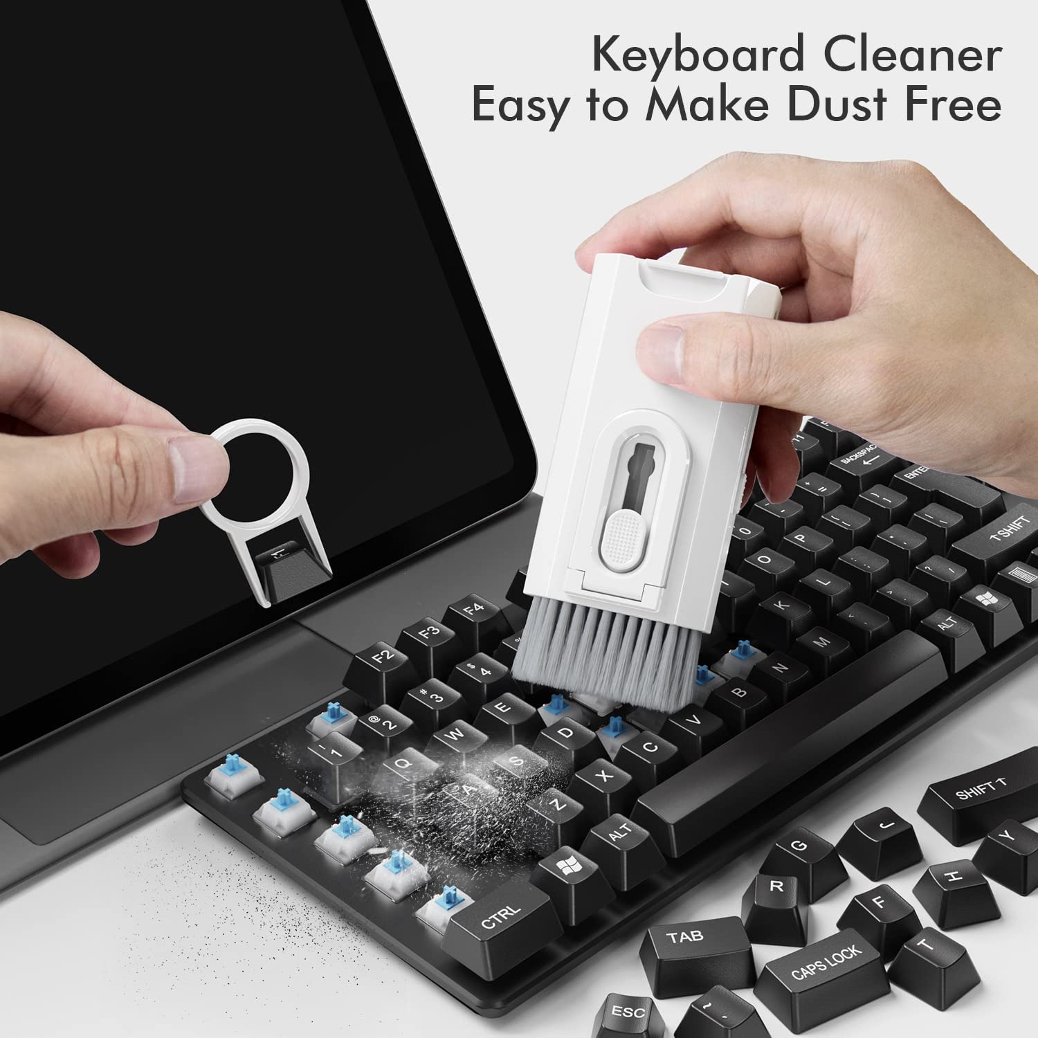 Набор для чистки клавиатуры ко – обзор и цена Keycap Puller Ring