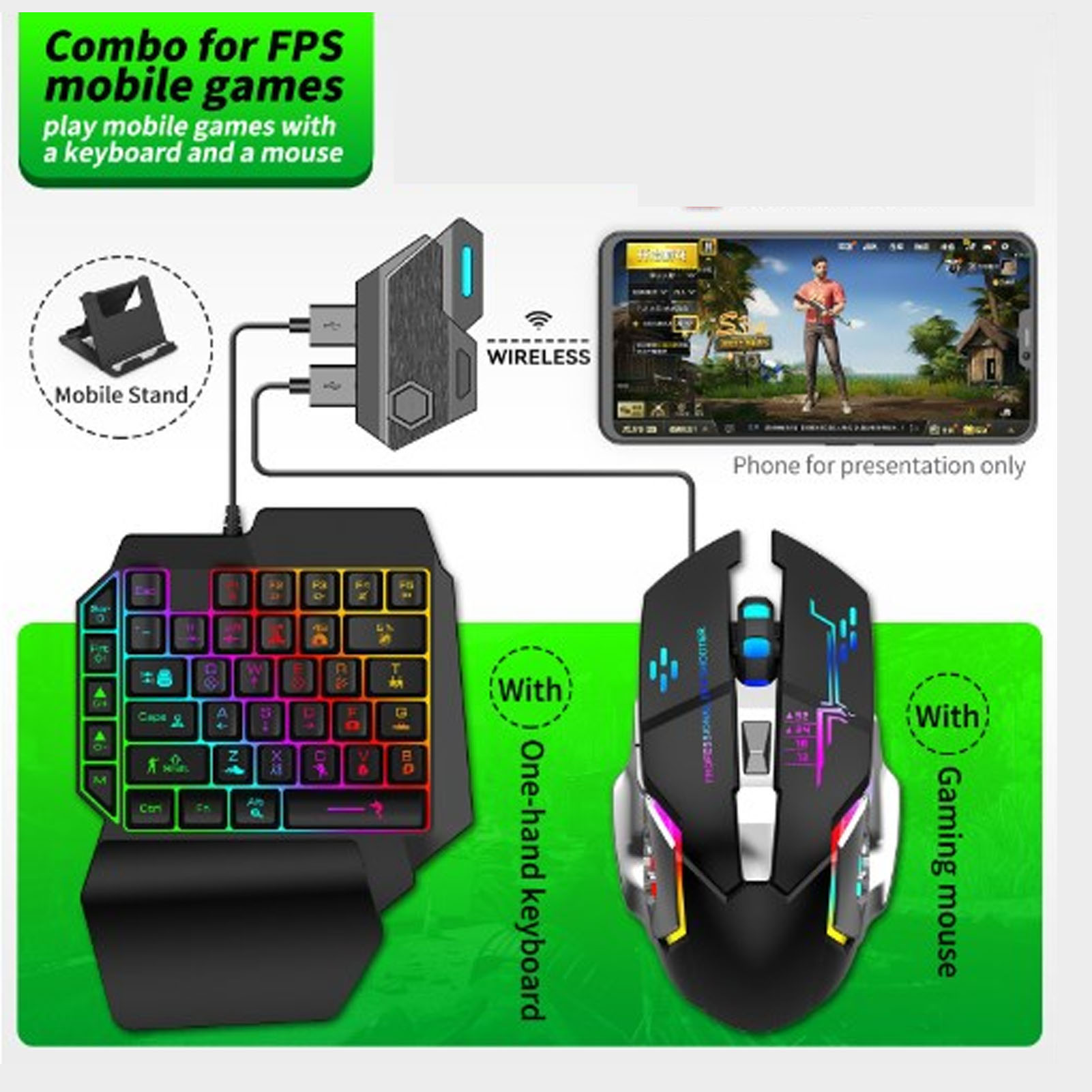 Комплект конвертера для клавиа – обзор и цена Gaming Keyboard Half
