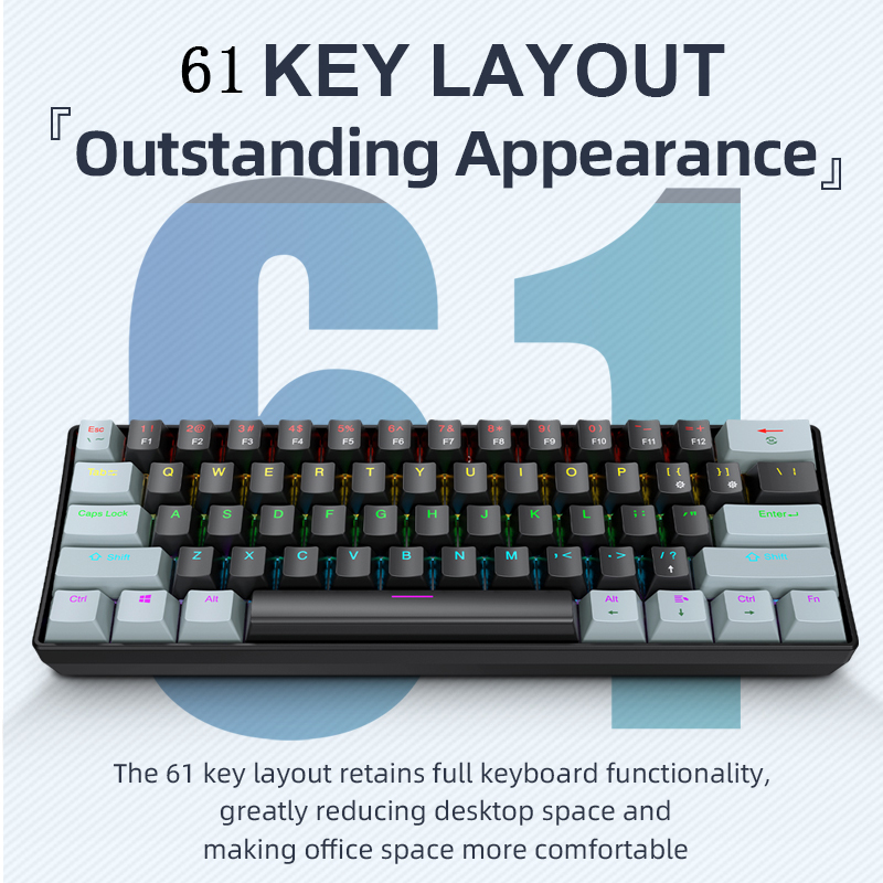 Проводная механическая игровая – обзор и цена Gaming Keyboard Half