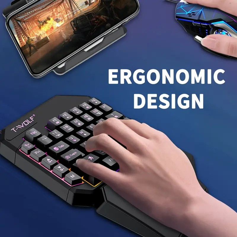 Комплект FocusOnPC TF900 2-в-1 – обзор и цена Gaming Keyboard Half