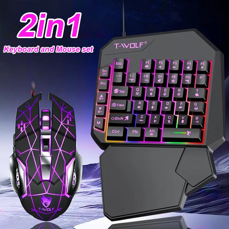 Комплект FocusOnPC TF900 2-в-1 – обзор и цена Gaming Keyboard Half