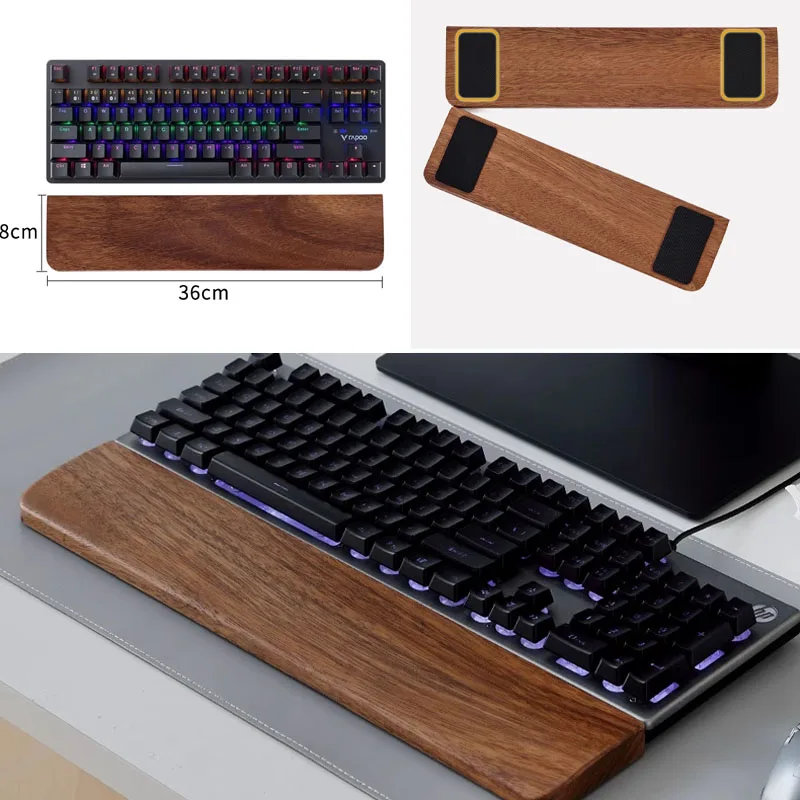 Клавиатура из цельного дерева, – обзор и цена Wrist Rest Wood
