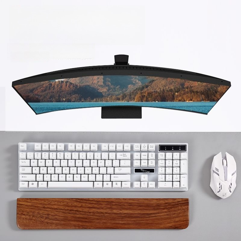 Клавиатура из цельного дерева, – обзор и цена Wrist Rest Wood