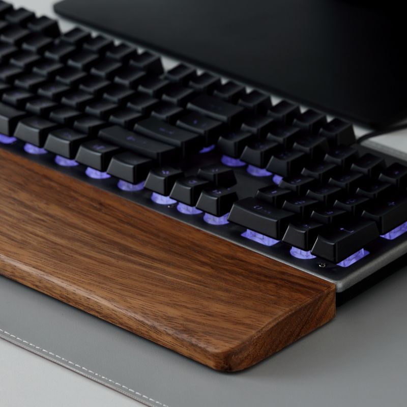 Клавиатура из цельного дерева, – обзор и цена Wrist Rest Wood